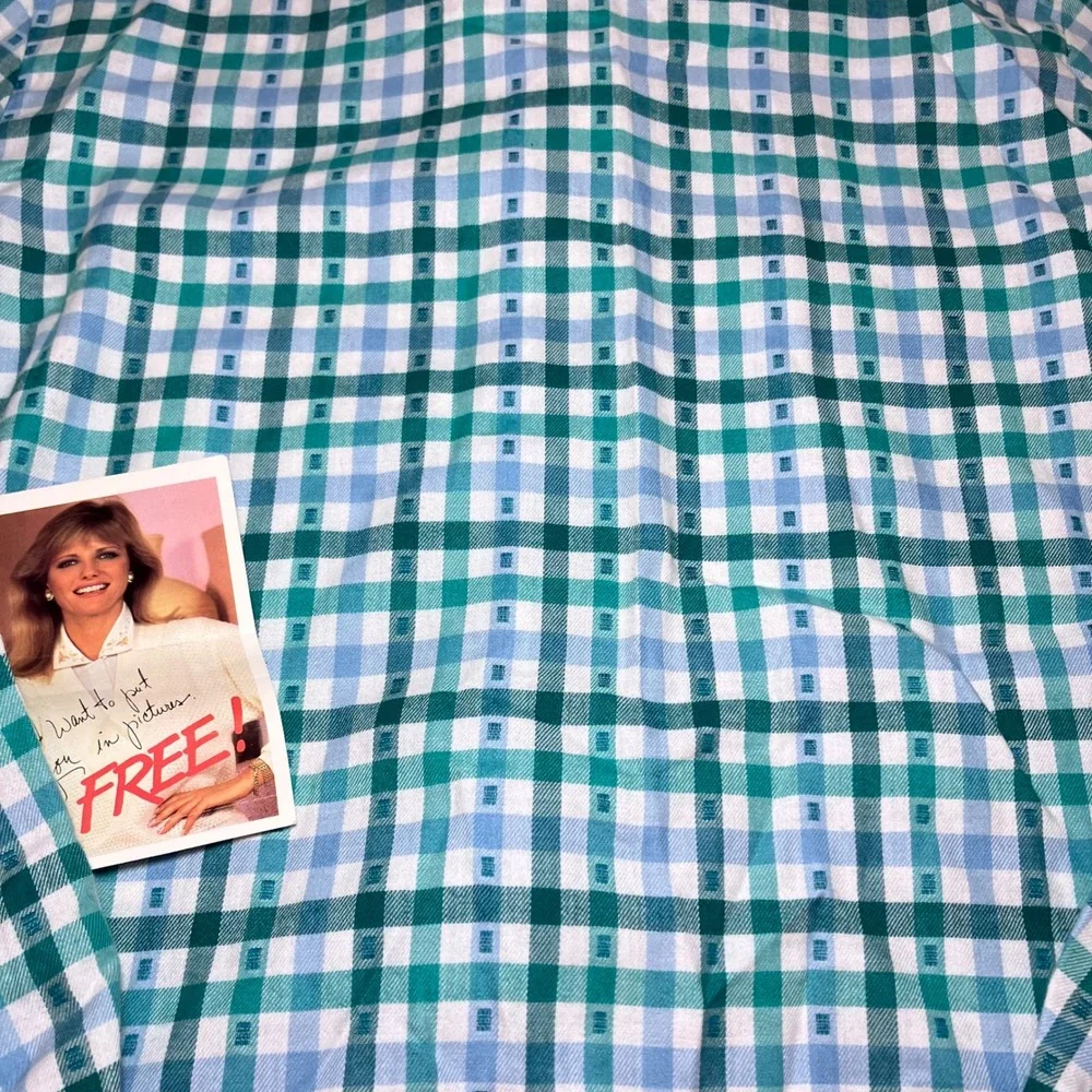 1980s Deadstock NWT Vintage Cheryl Tiegs Button-Down Shirt Size 10 Sears USA - Picture 6 of 12